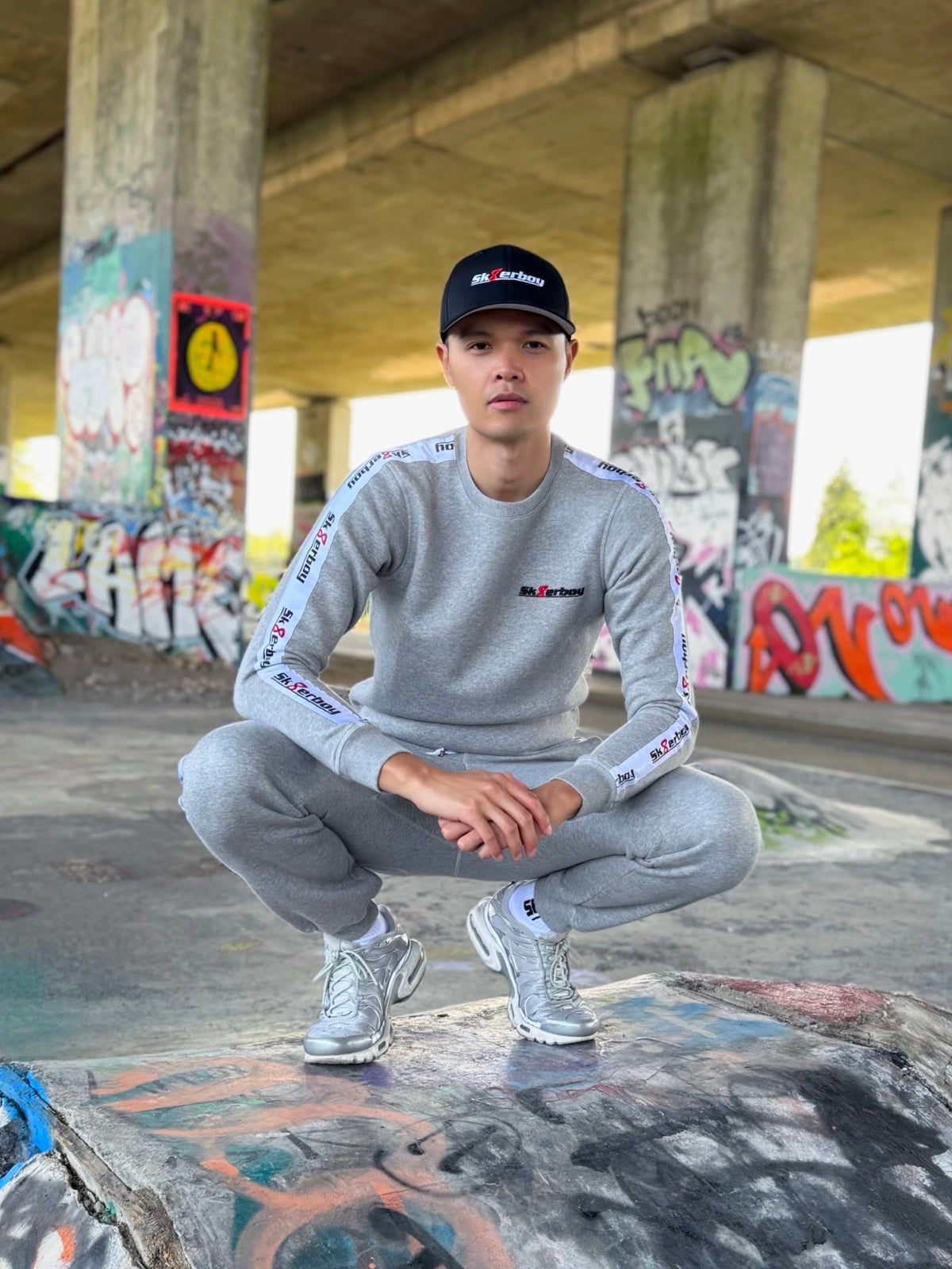 Sweatshirt lourd Sk8erboy® gris
