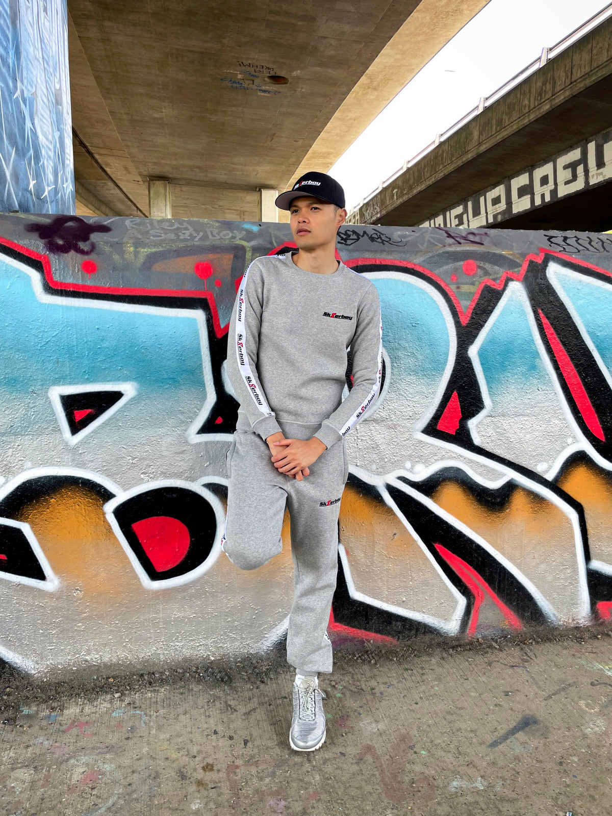 Sweatshirt lourd Sk8erboy® gris