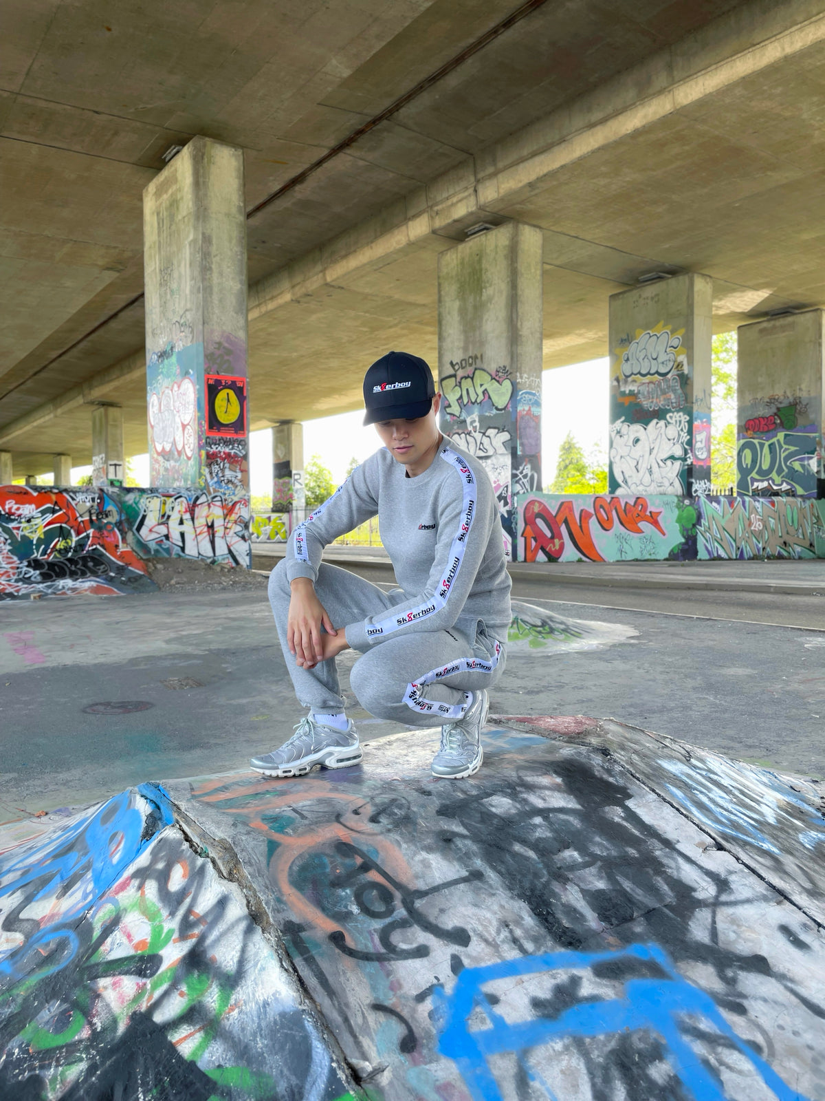 Sweatshirt lourd Sk8erboy® gris