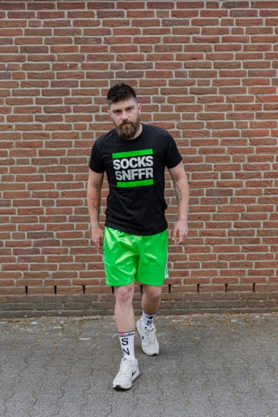 Sk8erboy® short de sport vert fluo