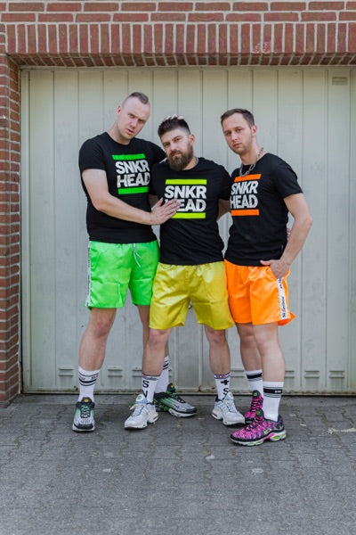 Sk8erboy® short de sport orange fluo