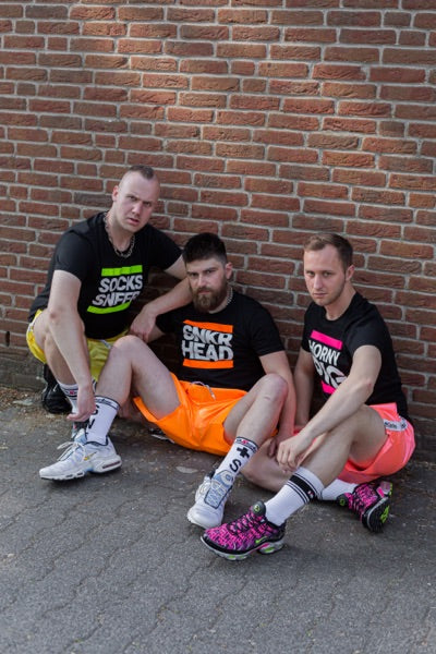 Sk8erboy® short de sport orange fluo