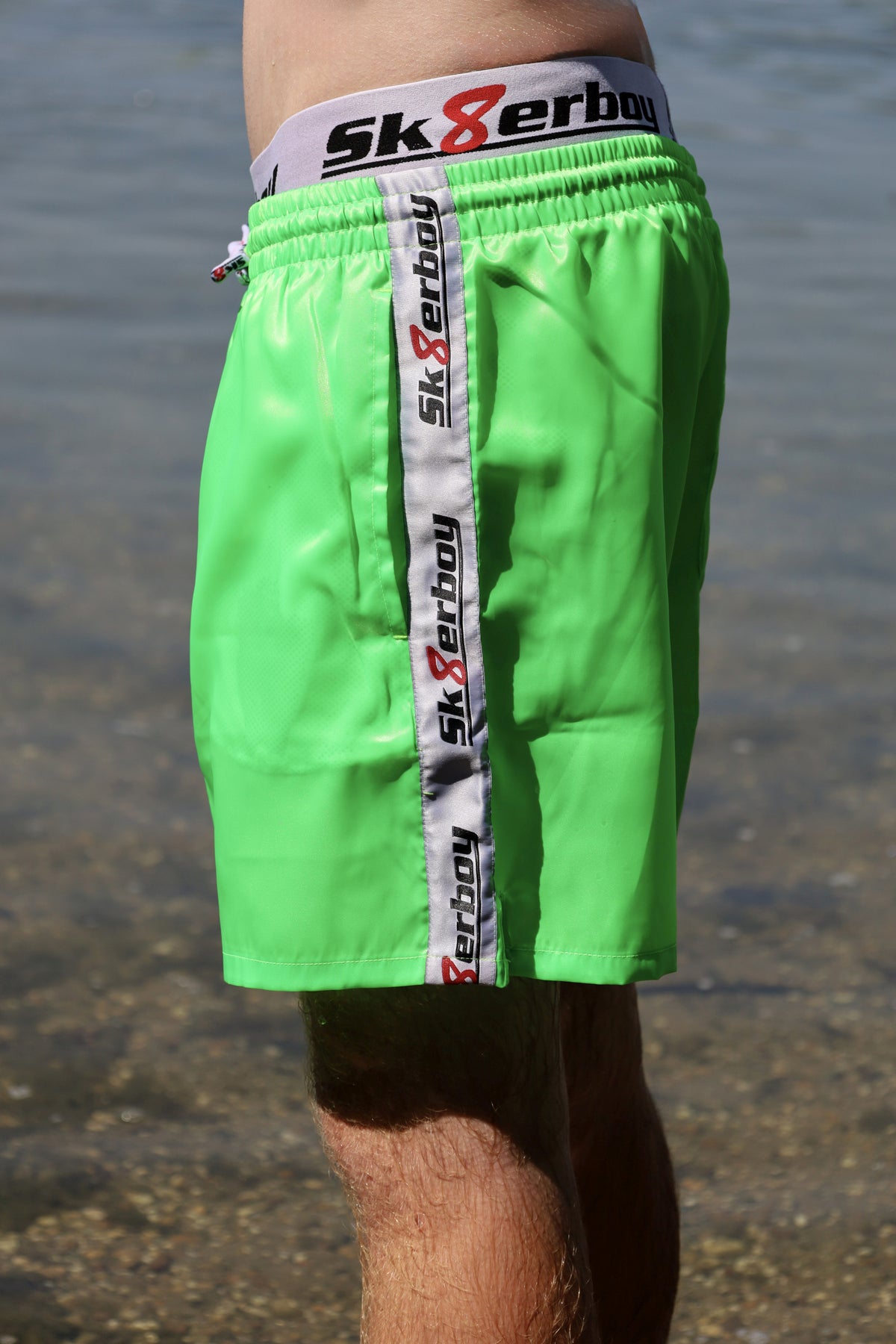 Sk8erboy® short de sport vert fluo