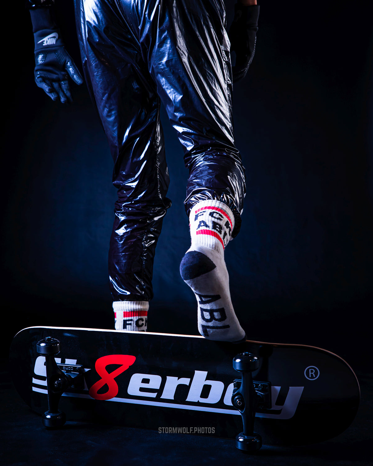 Limited-edition Sk8erboy skateboard, professionally crafted from American maple wood. Exclusive at Sk8erboy, for wall display or use with mounted wheels, grip tape and trucks in the halfpipe. Sk8erboy logo on underside, puppy in PVC background.