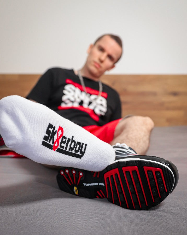 Chaussettes courtes Sk8erboy® blanches