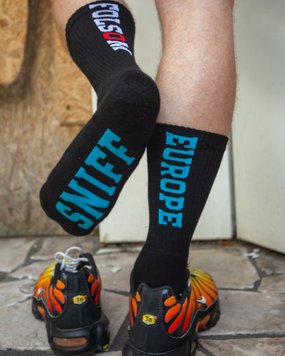 FOLSOM EUROPE X Sk8erboy® SNIFF ZONE Chaussettes noires