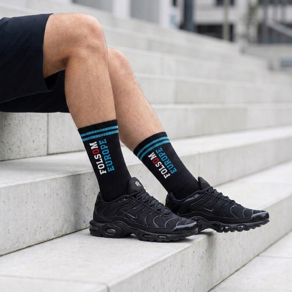 FOLSOM EUROPE X Sk8erboy® GOOD BOY Chaussettes noir
