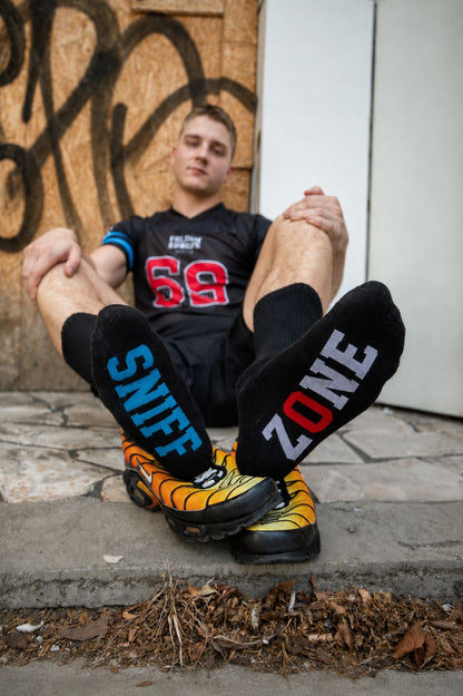 FOLSOM EUROPE X Sk8erboy® SNIFF ZONE Chaussettes noires