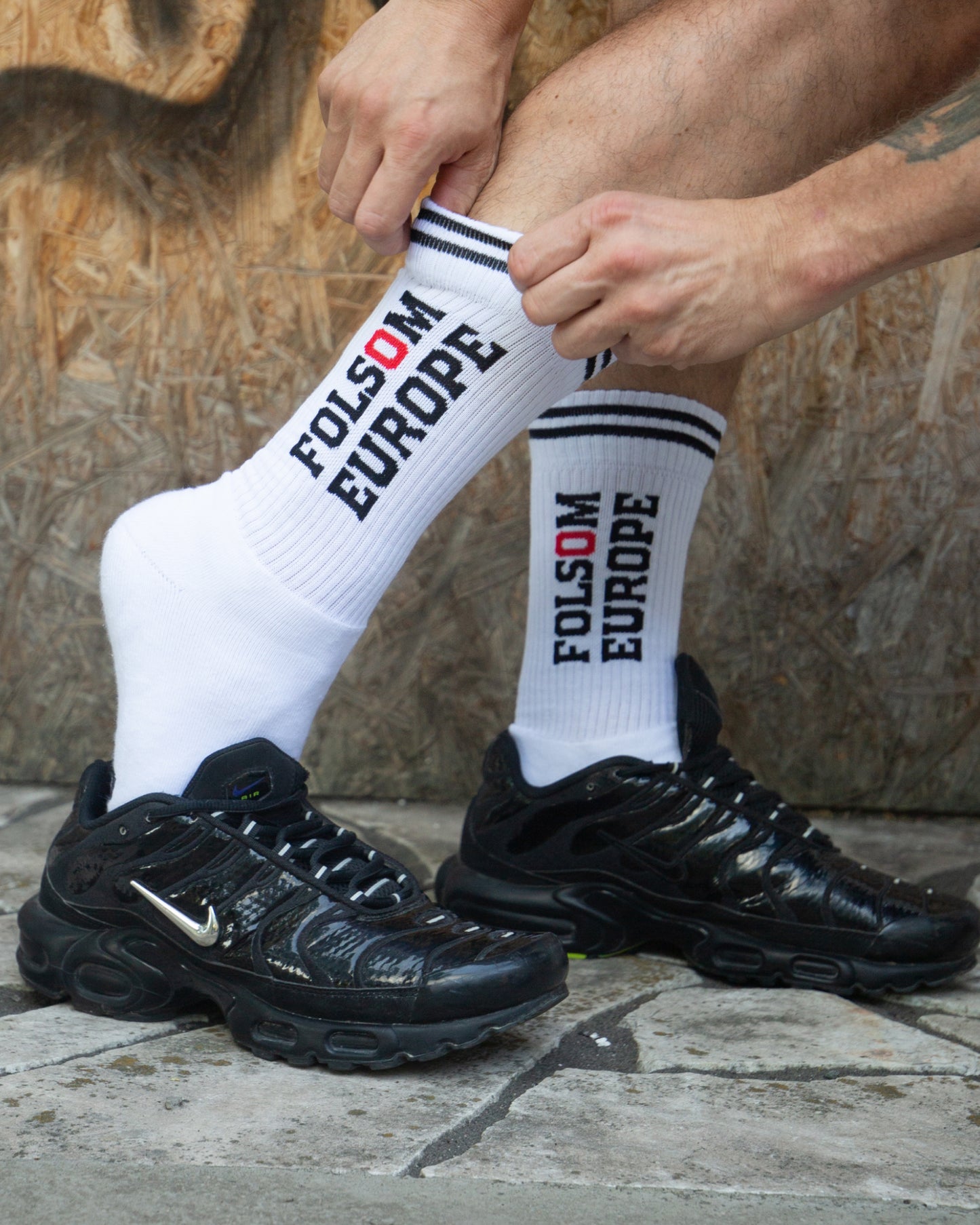 FOLSOM EUROPE X Sk8erboy® GOOD BOY Chaussettes blanches