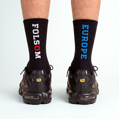 FOLSOM EUROPE X Sk8erboy® SNIFF ZONE Chaussettes noires