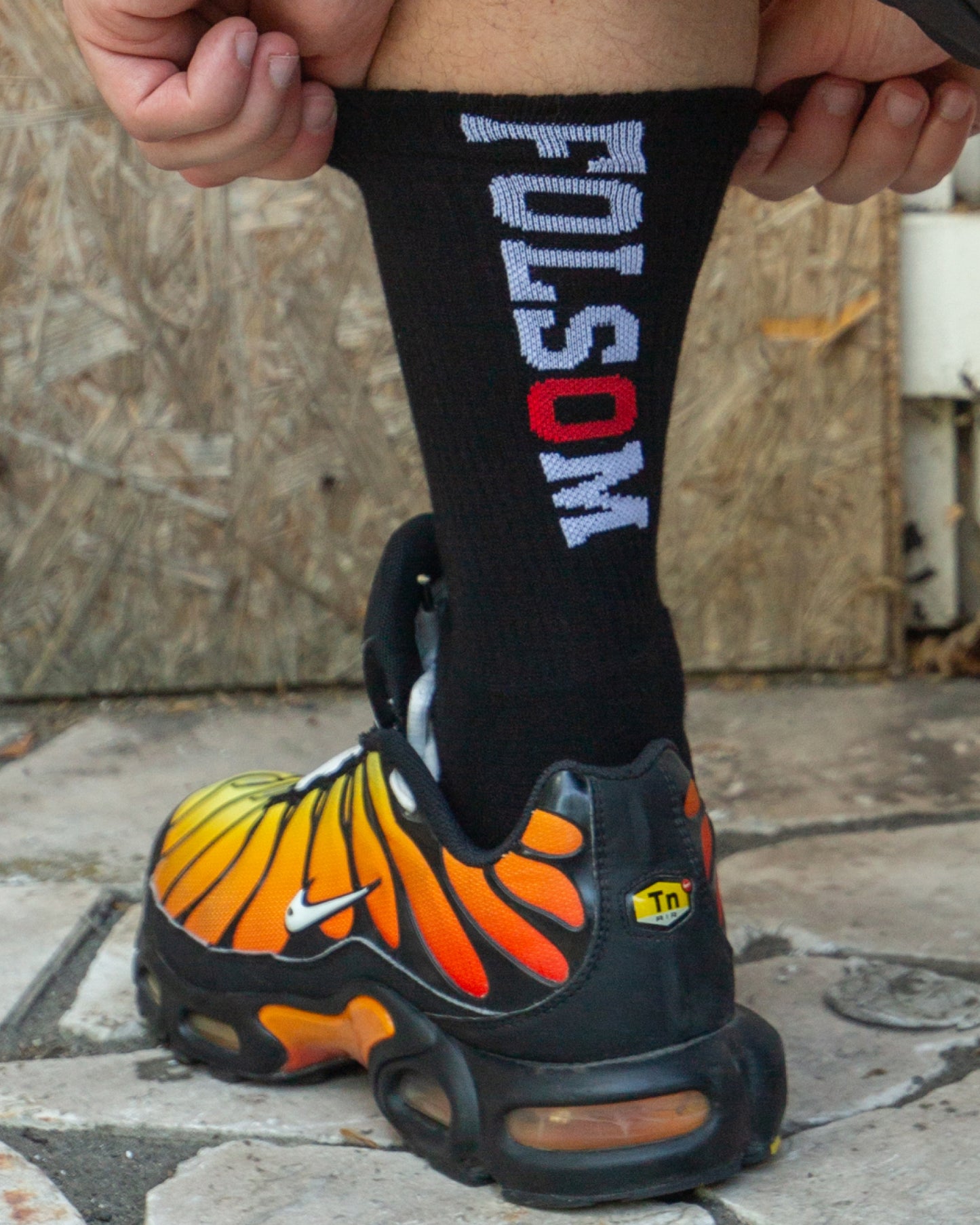 FOLSOM EUROPE X Sk8erboy® SNIFF ZONE Chaussettes noires