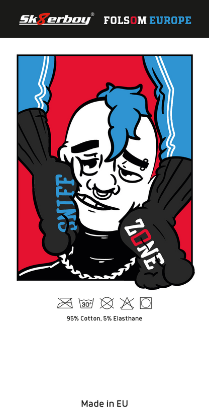 FOLSOM EUROPE X Sk8erboy® SNIFF ZONE Chaussettes noires