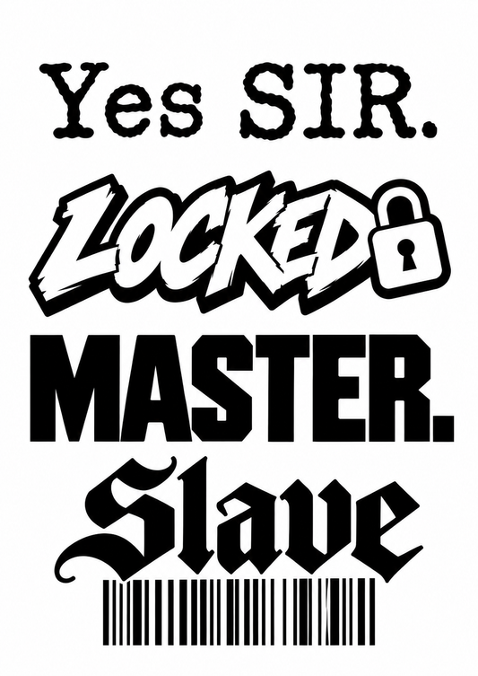 Sk8erboy® MASTER - SLAVE temporäre Tattoo