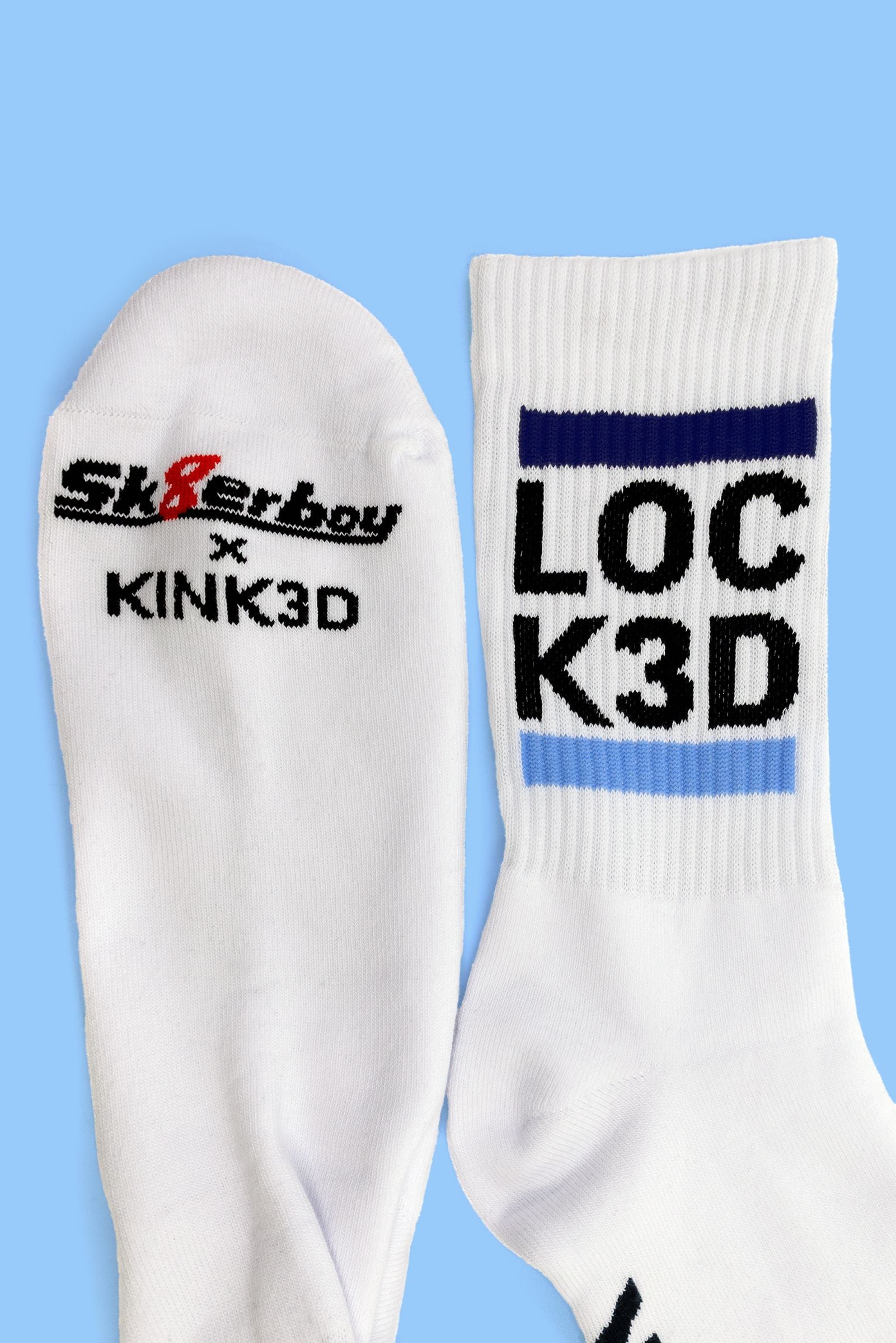 KINK3D® X Sk8erboy® LOCK3D Socks mit LOCK3D, CAGE und CHECK Design